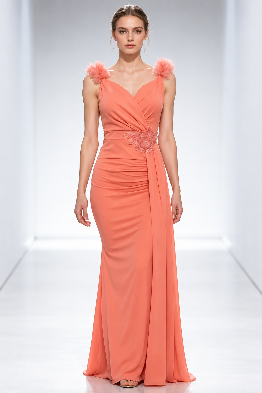 Vestido Elegance Floral Largo